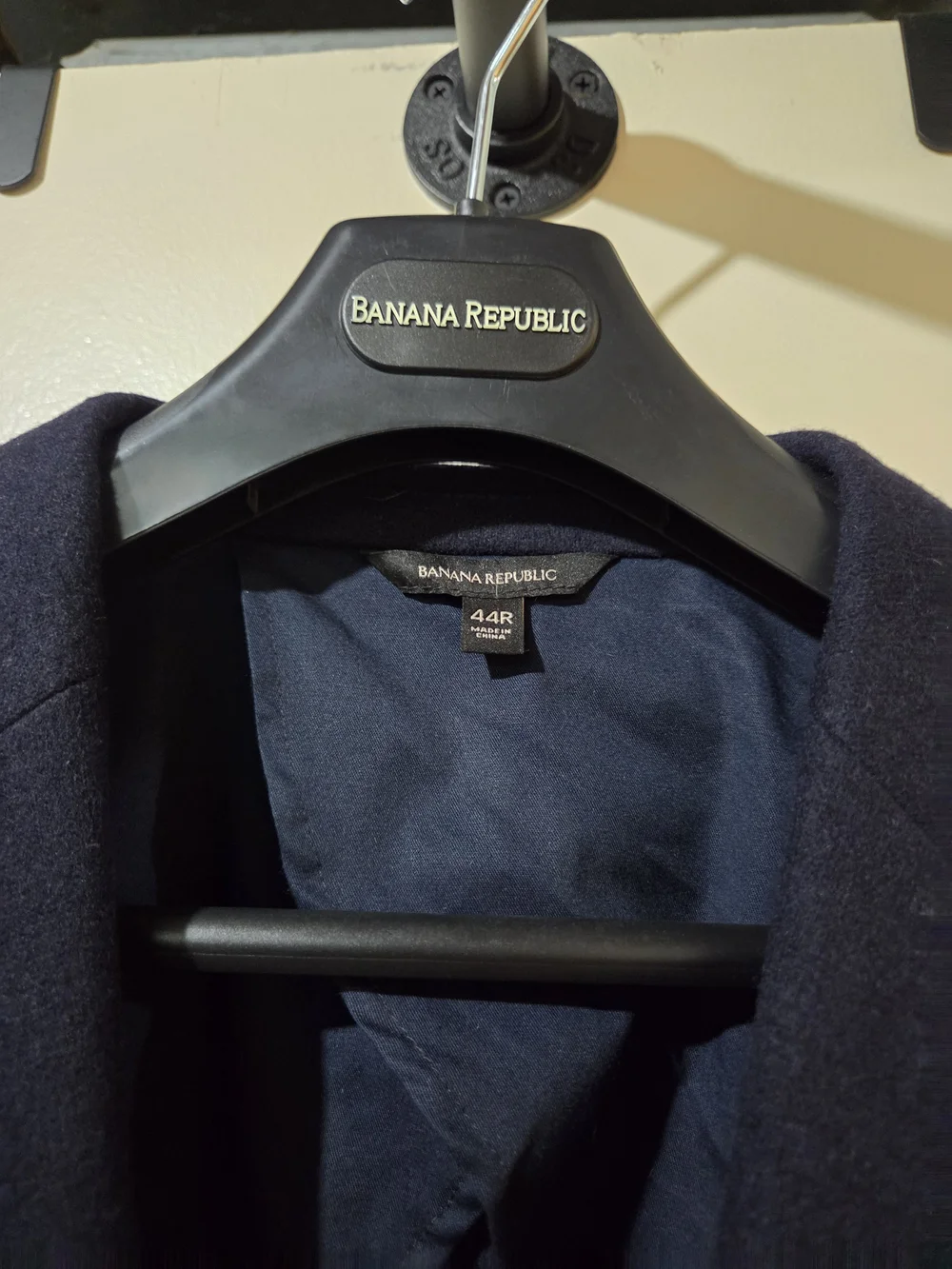 Banana Republic Slim Fit Wool Blazer coat 44R Dark navy